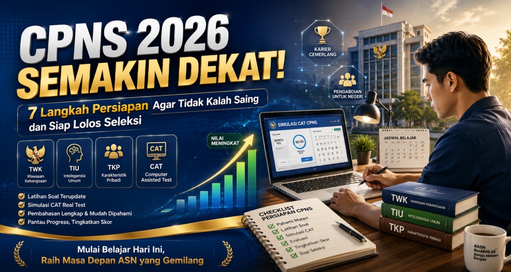 CPNS 2026 Semakin Dekat! 7 Langkah Persiapan yang Wajib Dilakukan Agar Tidak Kalah Saing